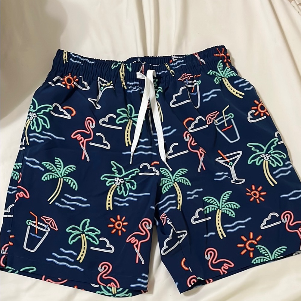 Chubbies Blue Athletic Shorts with Elastic Waistband
